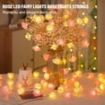 thumbnail image 4 of COCOTINA Rose Led Fairy Lights Rose Lights Strings Bedroom Decoration String Q9 H3O6, 4 of 8