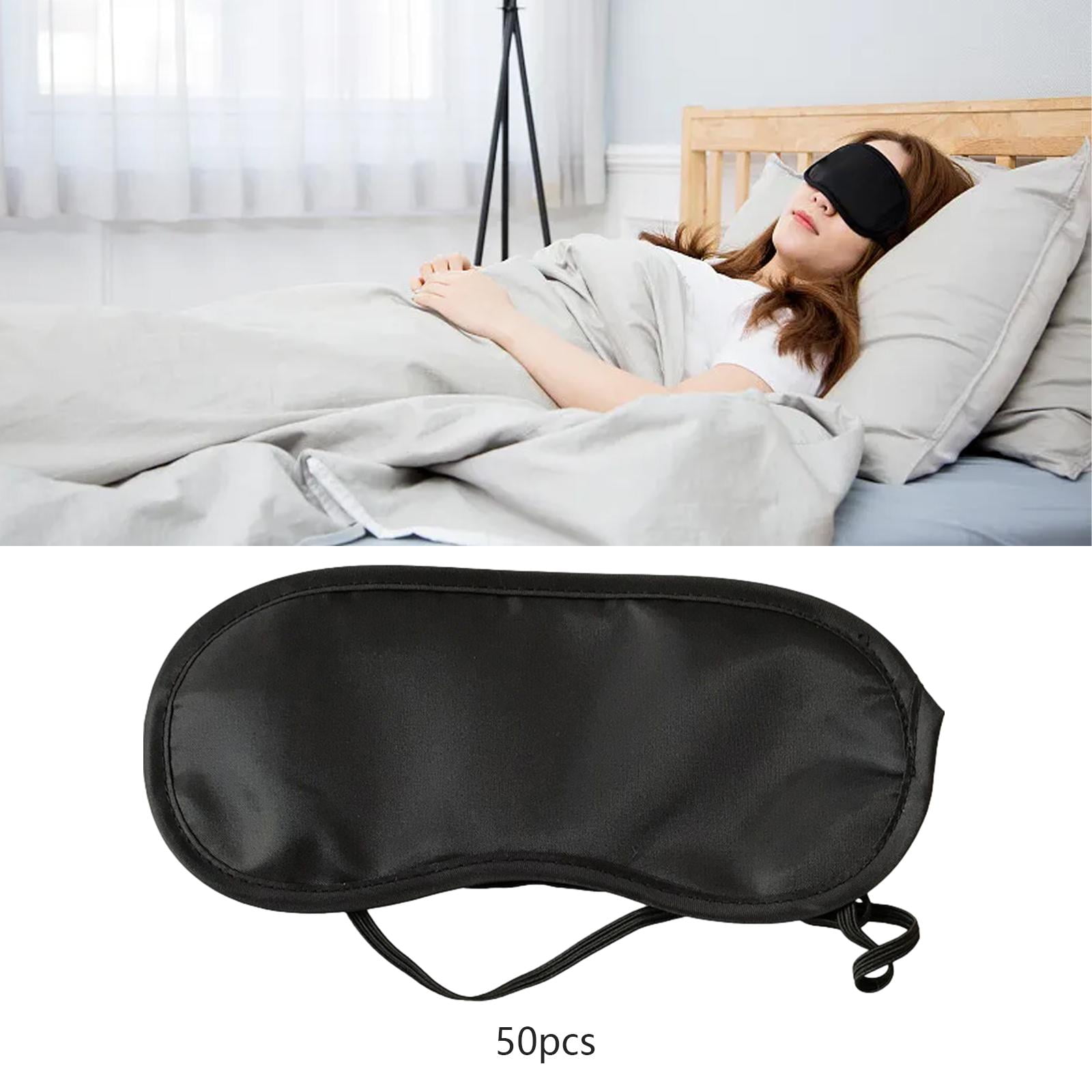 Wswqop 50 Pieces Sleeping Eye Mask Eye Shade Mask Disposable Kids Soft Eyes Shade Cover