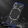 thumbnail image 2 of Compatible with Nothing Phone 1 Case Shockproof Hard Matte Nothing Phone 1 Phone Case 3 in 1 Ultra Thin Protective Case (Nothing Phone 1, Black/Blue), 2 of 14