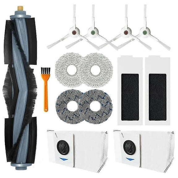 For Deebot T20 Omni Robot Vacuum Accessories Main Side Brush Hepa Filters Dust Bags Mop Pads Replacement Parts