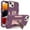 Purple+Rosegold, variant on Hybrid Case for iPhone 15 Plus, Protective Slim Cover Heavy Duty Rugged Shockproof with Kickstand Support Magnetic Car Mount Hard PC Armor Case for iPhone 15 Plus, Red+Black