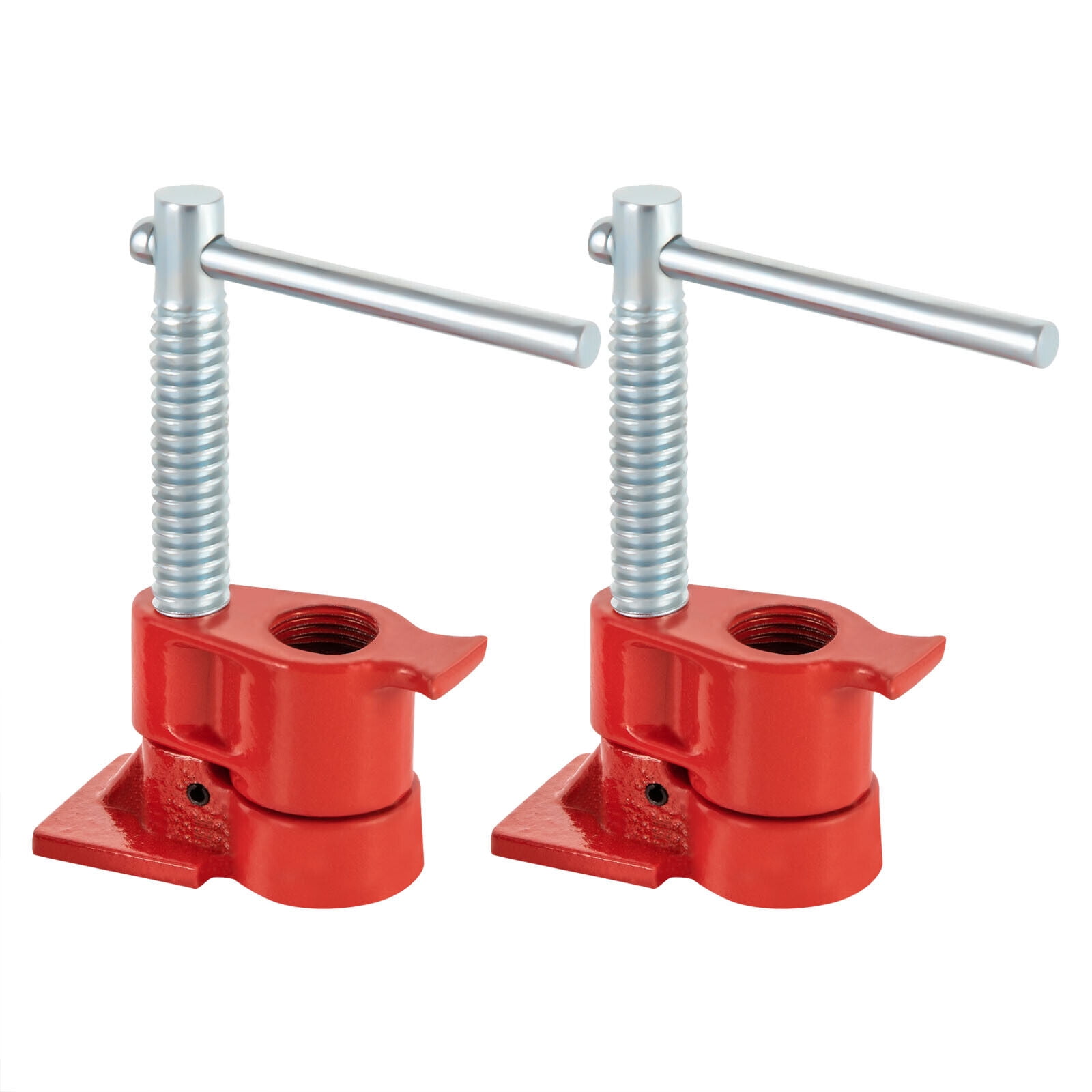 2PCS 1/2" Wood Gluing Pipe Clamps Set for Woodworking, Pipe Clips Clamping Tool