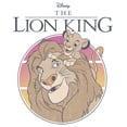 thumbnail image 2 of Boy's Lion King Mufasa and Young Simba  Graphic Tee White X Small, 2 of 4