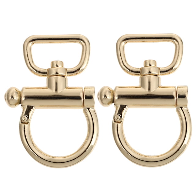 EeaseMX 2 hebillas para correa de hombro de bolso, hebillas de anilla de metal, hebillas de conexión DIY