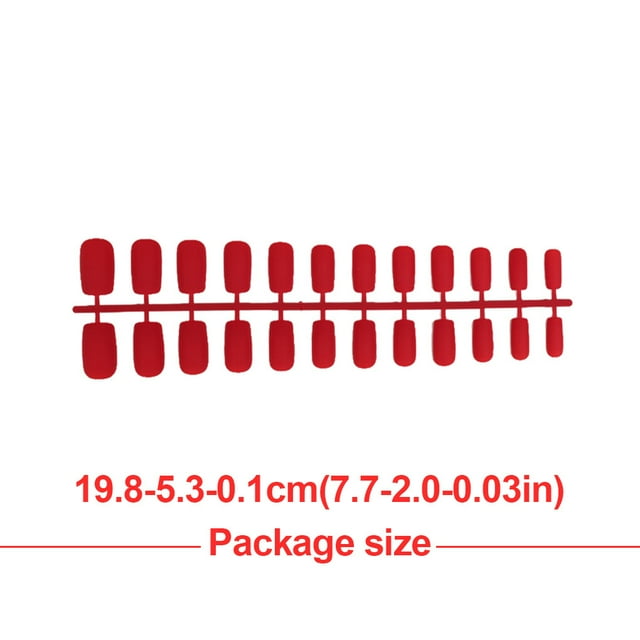 1 Set Glue on Nails Medium Medium Length Length Files Stick Full Cover Wraps Art Decals Artificial Beauty Tool Manicure Kit Decorations 16