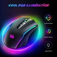 thumbnail image 2 of Ratón inalámbrico para juegos Redragon M910-WS 8000 DPI RGB blanco, 2 of 8