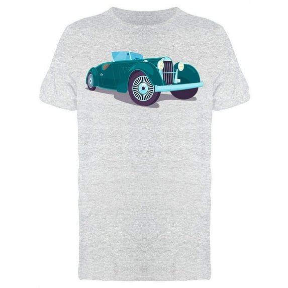 Retro Convertible Car Vintage T-Shirt Men -Image by Shutterstock, Male XX-Large