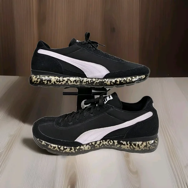 PU & MA Jamming Easy Rider Running Shoes 12s Bead Fill Sole Black, NEW w/Tag No Box
