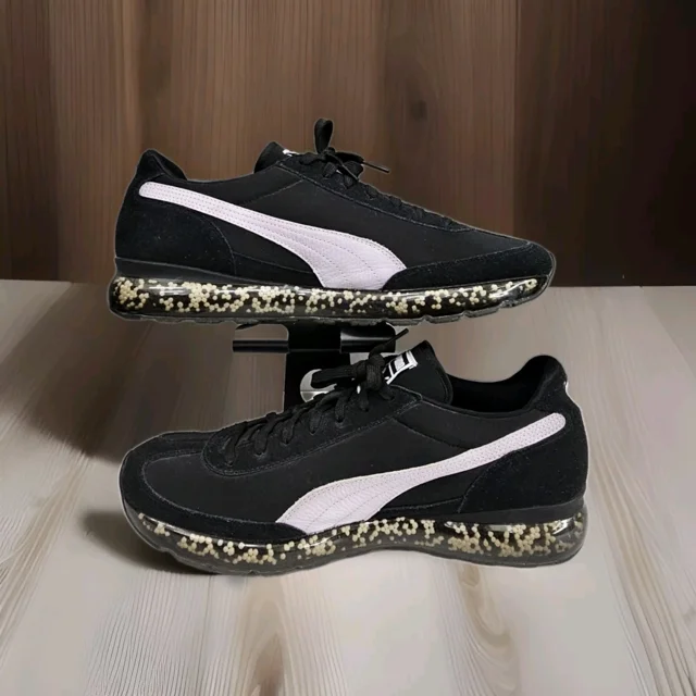 PU & MA Jamming Easy Rider Running Shoes 12s Bead Fill Sole Black, NEW w/Tag No Box