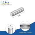 thumbnail image 2 of M8x25mm Fully Threaded Rod, 10Pcs 316 Stainless Steel 1.25 Pitch Threaded Screw, 2 of 7