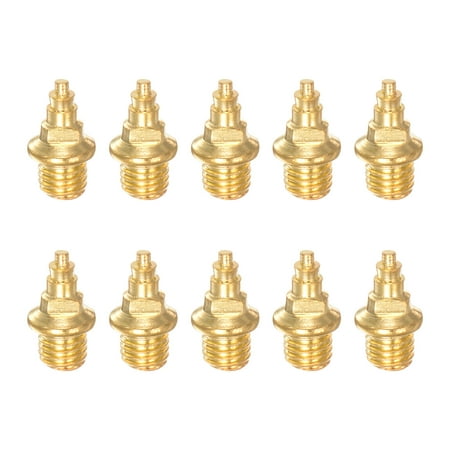 

Track Spikes 6.7mm Tower Nails Hard Steel for Track Shoes Golden 10 Pieces