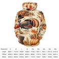 thumbnail image 2 of Happy Thanksgiving Pumpkin Turkey 3D Print Hoodie Men Women Autumn Thin Pullover Sweatshirt Vintage Streetwear Tops, 2 of 6