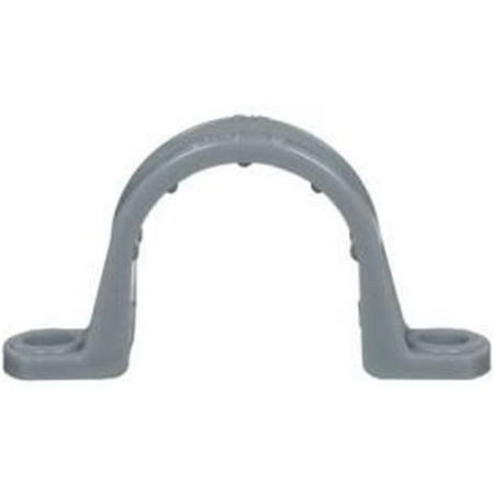 Photo 1 of Cantex Industries 45551330 5133736R 0.5 in. PVC Conduit Clamp (3 Pack)