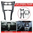 thumbnail image 3 of FlyFlise 2 Din Car Stereo Frame Trim Kit For Toyota Yaris Vitz Platz, 3 of 5
