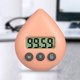 thumbnail image 1 of Reloj De Cuenta Regresiva Reloj despertador de estudio con temporizador digital de cuenta atrás electrónico con gota de agua (naranja) Wdftyju Libre de BPA, 1 of 3