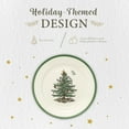 thumbnail image 4 of Exquisite Ceramic Christmas Tree Dessert Plate - Luxury Afternoon Tea & Dining Tableware for Hotels & Restaurants, 4 of 6