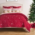 thumbnail image 3 of Greenland Home Fashions Fair Isle Festive Holiday Quilt Set, 2-Piece Twin/XL, 3 of 9