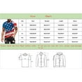 thumbnail image 7 of Tiqkatyck Mens Shirts, Clearance Items, Mens Summer 3D Print Independence Day Round Neck T Shirt Short Sleeve Blouse Golf Shirts for Men, Polo Shirts for Men White, 7 of 7