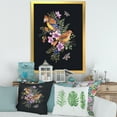 thumbnail image 3 of Designart 'Little Bird Sitting On Colourful Bouquet Of Wildflowers II' Traditional Framed Art Print, 3 of 4