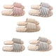 thumbnail image 4 of Qarigey Zapatillas de lino de algodón con punta abierta para hombre y mujer, zapatillas antideslizantes para interior de casa, primavera y Calzado Armada 42-44, 4 of 6