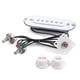 thumbnail image 1 of Pastilla de Puente Precableada de 52 Mm Blanca para Piezas de Guitarra Acústica Popular de, 1 of 8