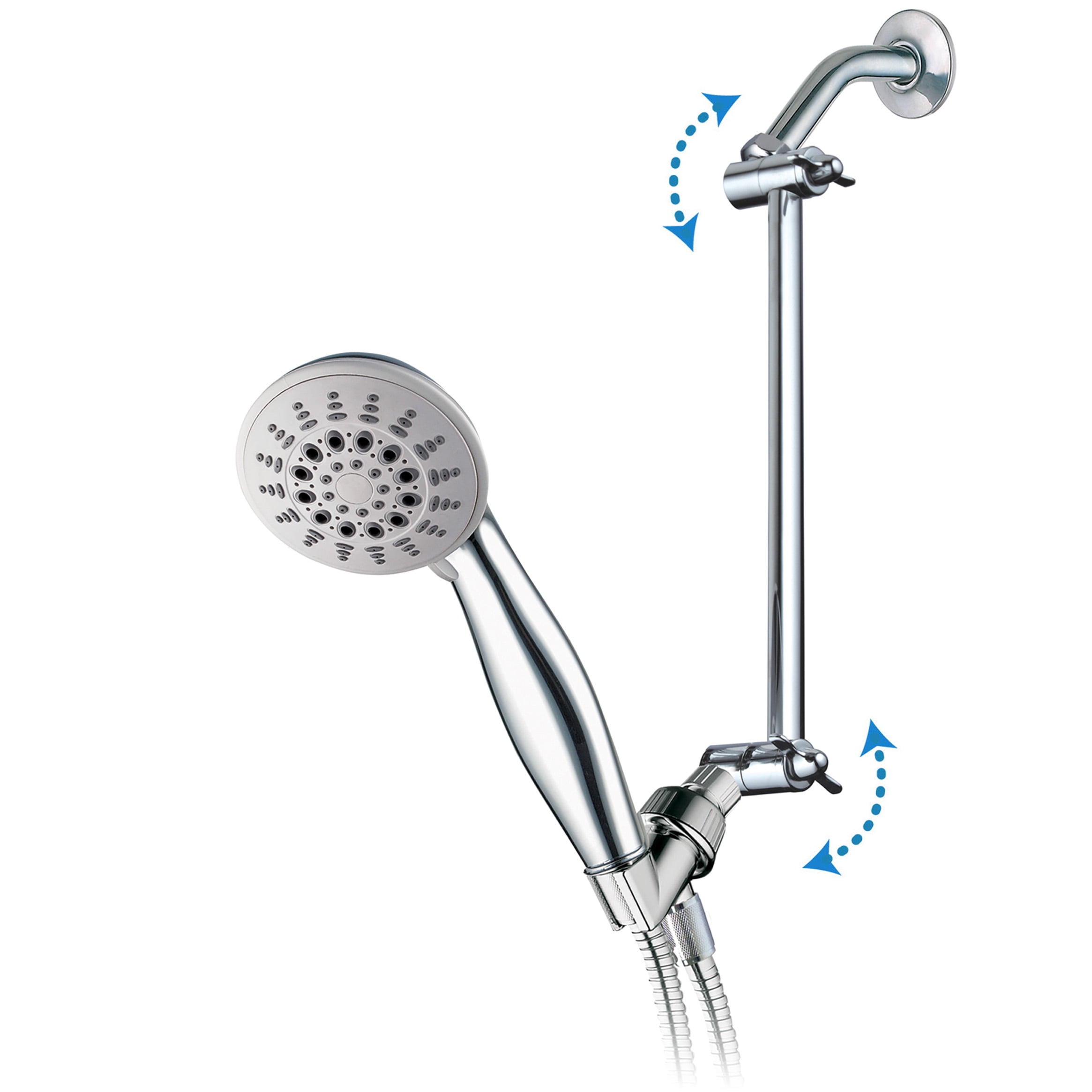 HotelSpa 11-inch Brass Height/Angle Adjustable Extension Arm, Chrome