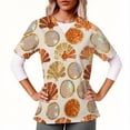 thumbnail image 2 of Womens Work Tops Stylish V-Neck Top for Casual Occasions, 2 of 8