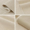 thumbnail image 4 of Nvzi Set of 2 Farmhouse Plaid Chenille Throw Pillow Covers for Couch Bed Sofa Soft Tufted Cushion Covers (Beige,12"x20"), 4 of 4