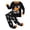 Black-c, variant on Miaoju Cotton Halloween Pajamas Size 14-16 Pjs Pumpkin Print Long Sleeve Loungewear Clothes Set Comfy Home Outfit 2 Piece Sets Pajamas for