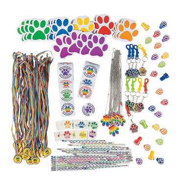 Paw Print Assortment, Party Favors, 250 Pieces