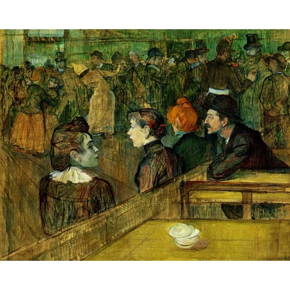 Moulin De La Galette - CANVAS OR FINE PRINT WALL ART