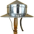 thumbnail image 2 of 18 Gauge Medieval Armor 14th Century Conical Kettle Helmet 18 Gauge Steel Viking Helmet Knight, 2 of 4