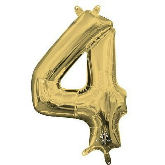 4 Foil Balloon Pack - Perfect for Unisex Decorations at Birthdays, Anniversaries, & New Year Celebrations! Superior Float Time & Self-Sealing Valves, Includes 1 Stunning Balloon!