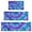 Purple Blue Tie, variant on Colorful Abstract Pattern Kitchen Rugs Sets Of 3,Kitchen Runner Rugs Non Skid Washable,Decorative Kitchen Floor Mats for Kitchen,Sink,Laundry,17"x30" 17"x47" 17"x59"