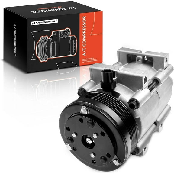 A-Premium AC Compressor with Clutch Compatible with Ford Mustang 2007-2010 V6 4.0L