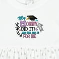 thumbnail image 4 of Inktastic My Mommy Did It and She Did It for Me with Graduation Cap Girls Baby Dress, 4 of 5