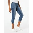 thumbnail image 2 of Levi Strauss Signature Women's and Women's Plus Mid Rise Capri Jeans, Sizes 2-28, 2 of 3