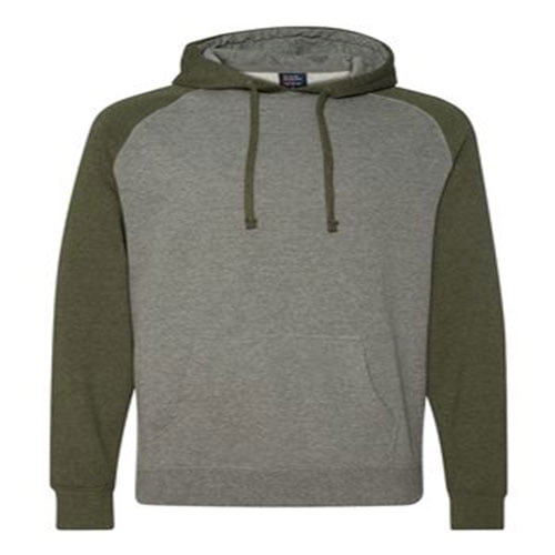 Independent Trading Co. - New - NIB - Raglan Hooded Sweatshirt