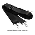 thumbnail image 2 of Uxcell 59" Shoulder Strap, 1.5" Width Nylon Adjustable Replacement Strap with Anti Slip Padded Swivel Hooks, Black, 2 of 6
