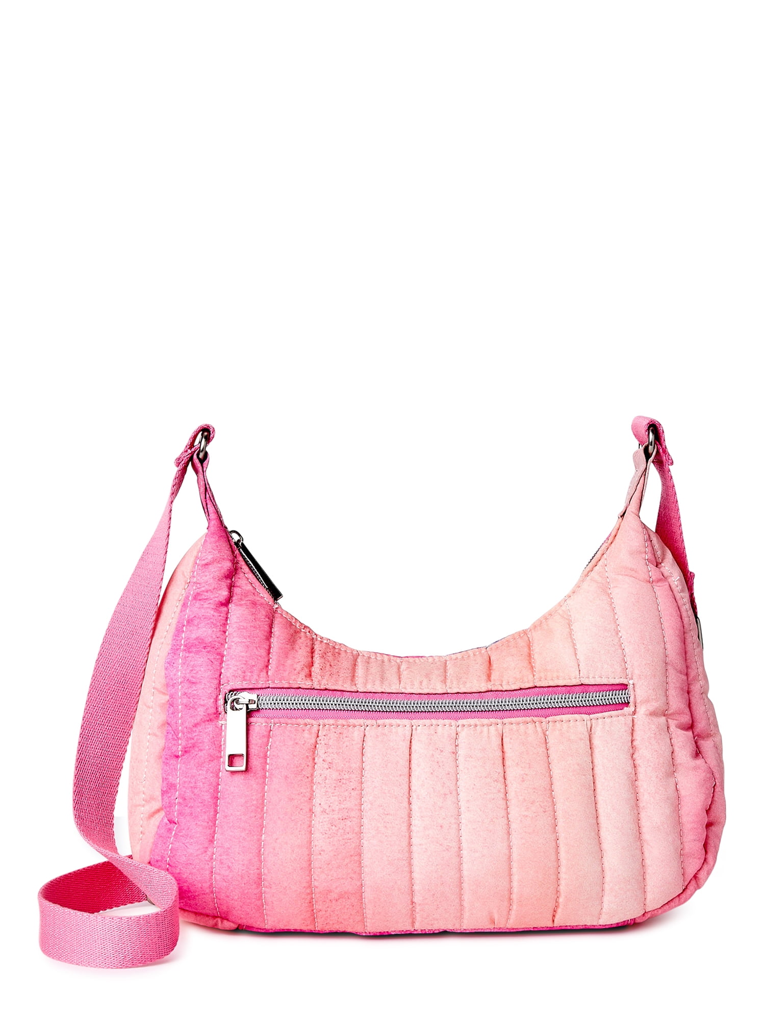 Time and Tru Women's Tina Mini Nylon Crossbody Handbag Pink - Walmart.com