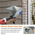 QIPUNEKY Electric Mortar Grout Gun, Portable Cement Grouting Machine, with 8 Nozzles (Without