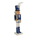 thumbnail image 2 of Kurt Adler 15 in. Wooden Delft Blue Nutcracker, 2 of 8