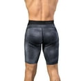 thumbnail image 2 of Tignapoo Men's Compression Cycling Shorts with Elastic Waistband, Quick-Dry Fabric, Stylish Printed Design for Running and Workouts - Available in Size S (4005#), 2 of 6
