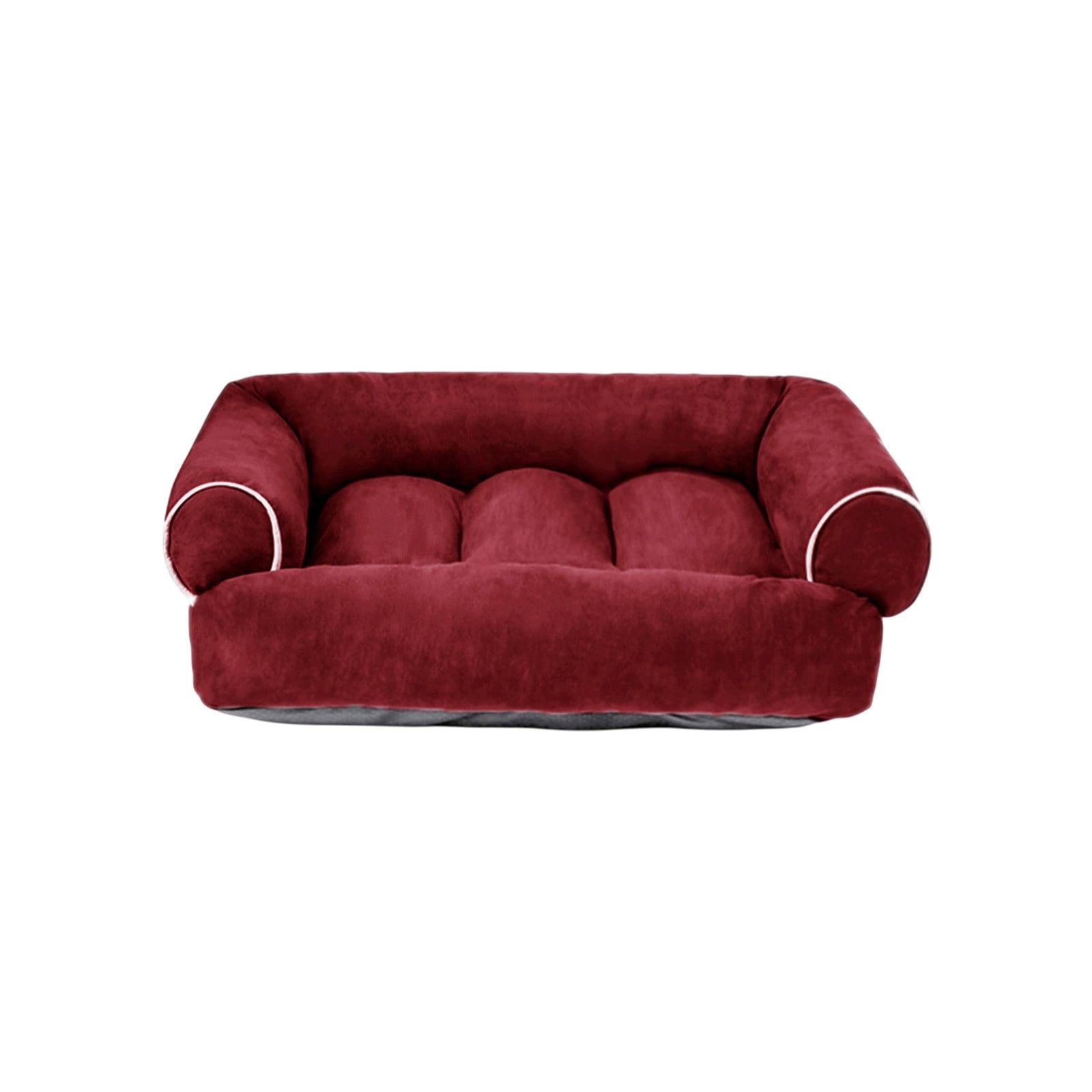 BCZHQQ Rectangle Dog Bed for Large Medium Small Dogs Machine Washable Sleeping Sofa Non-Slip Bottom Breathable Soft Puppy Bed Durable Orthopedic Calming Pet Cuddler