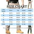 thumbnail image 3 of Dwelliawo Tactical Pants for Men Waterproof Lightweight Cargo Pants with Pocket Flex Hiking Cool Outdoor Work Pantalones Khaki 2XL, 3 of 4