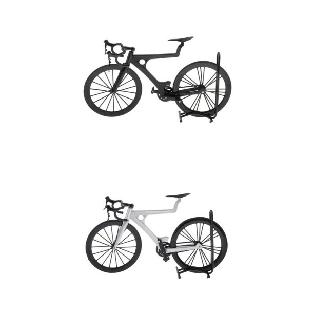 1: 8 Aleación de zinc Bicicleta de carreras Bicicleta de montaña Mini modelo de bicicleta Decoración de juguete fresca Artesanía para la oficina en ca Sunnimix Miniaturas Diecast Bike