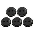 thumbnail image 4 of 5/10pcs 2-Hole Black Rubber Fuel Gas Tank Line Grommet For Home Trimmer Brush Cutters Lawn Mower For Husqvarna Garden Tool Part, 4 of 9