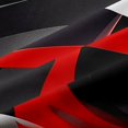 thumbnail image 5 of Homewish Red Spiral Stripes Kitchen Curtains,Aesthetic Geometric Black Out Curtains Pack of 2 (42x63 Each), 5 of 6