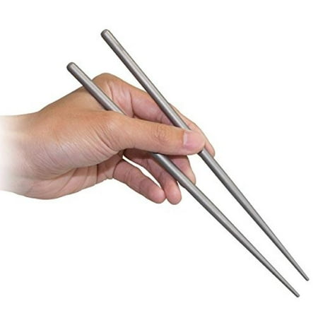 Professional Super Bag HealthPro Titanium (TI) Super Strong Lightweight Professional Chopsticks with Storage Bag (2) ()