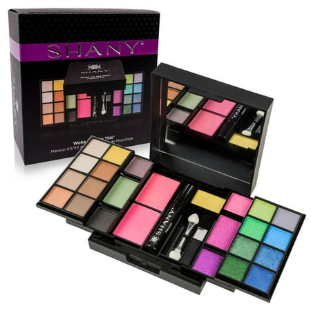 Kaleidoscope Eye Kit SHANY 'Woke Up Like This' Makeup Kit - Eye Shadows, Blushes, Mascara, and Applicators ()